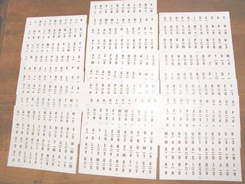 Gioco scatola parti di - in,
